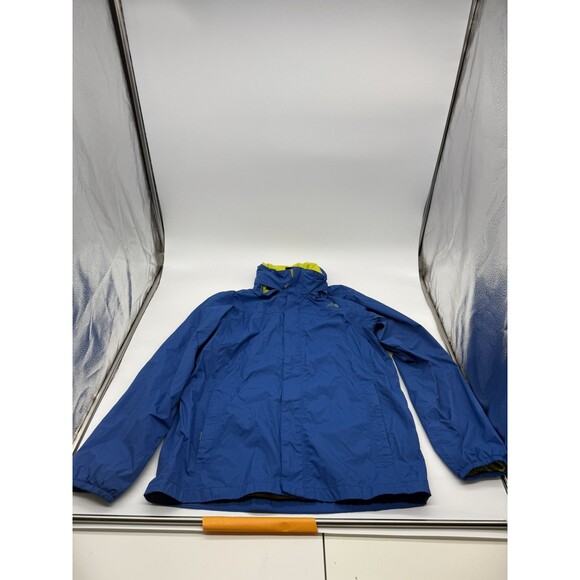 North Face Jacket Boys XL Hyvent Blue Yellow Coat Rain Ski Parka Outdoors Kids - Picture 2 of 16
